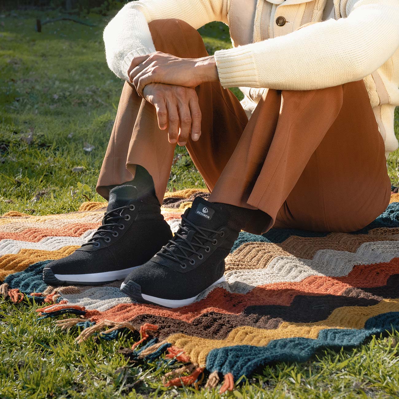 Wool Sneaker High Top Men - Image 36