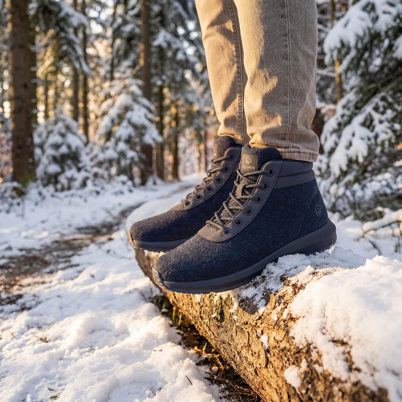 Wool Sneaker High Top Men - Image 48