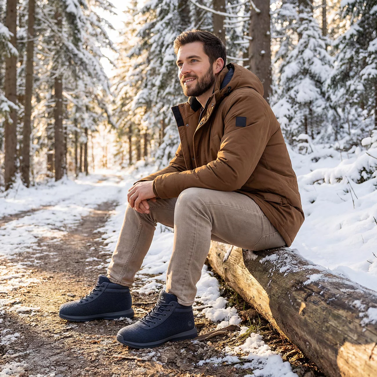 Wool Sneaker High Top Men - Image 49