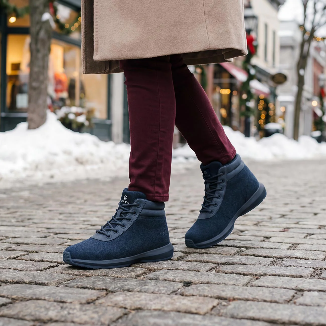 Wool Sneaker High Top Women - Image 41
